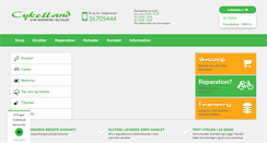 Desktop Screenshot of cykelland.com