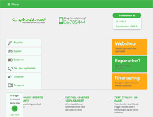 Tablet Screenshot of cykelland.com